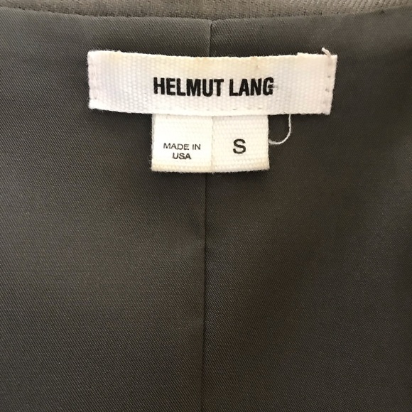 Helmut Lang Women’s Grey Linen Vest - Picture 4 of 5